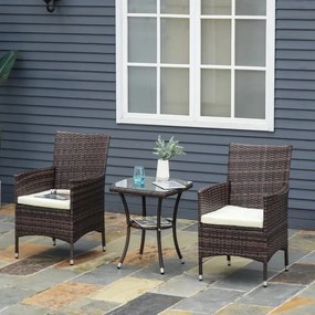 Conjunto Yamas em Vime - 2 Cadeiras e 1 Mesa - Design Natura