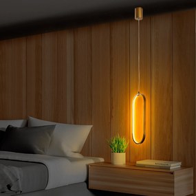 Chandelier Can – Dourado – 17 x 60-110 x 10 cm