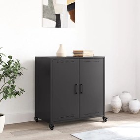 Aparador 68x39x72 cm aço preto
