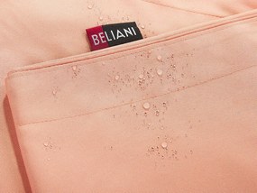 Pufe almofada rosa claro 140 x 180 cm FUZZY Beliani