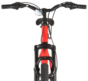 Bicicleta de montanha 21 velocidades roda 29" 53 cm vermelho