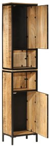 Armário p/ casa de banho 40x27x180 cm ferro e mangueira maciça