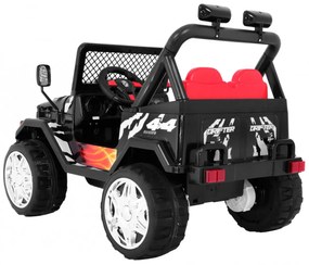 Jipe elétrico para Crianças 12V RAPTOR Drifter Rodas de EVA Preto