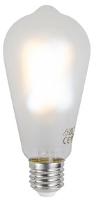 Lâmpada LED E27 Dimerizável ST64 Vidro Fosco 7W 806LM 2700-6500K