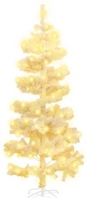 Árvore de Natal rotativa pré-iluminada + suporte PVC branco