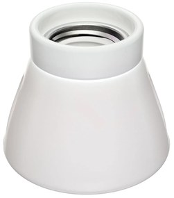 CASQUILHO CERÂMICO DE PAREDE OU TECTO Branco