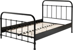 NEW YORK  BED 120x200CM BLACK BLACK