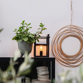 Candeeiro de mesa industrial preto - Cage Rack