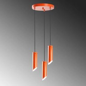 Chandelier Kesik – Laranja – Diâmetro 40 cm