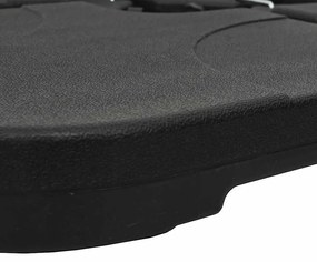 Base de guarda-sol portátil areia/água 60 L