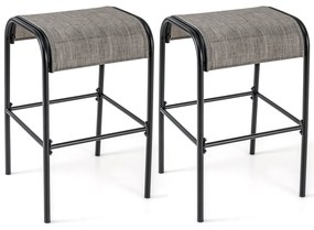 Mesa de bar de 27,5 polegadas para jardim, quintal e piscina