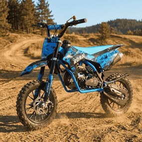 MINI MOTO Crianças MINICROSS gasolina 49cc Roan CRF 10/10" 3.5cv Azul