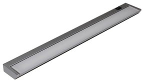 Iluminação de armário de cozinha LED LED/10W/230V prata