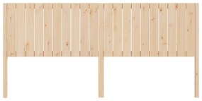 Cabeceira de cama 205,5x4x100 cm madeira de pinho maciça