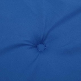 Almofadão para cadeira de terraço (75+105)x50x4 cm azul real