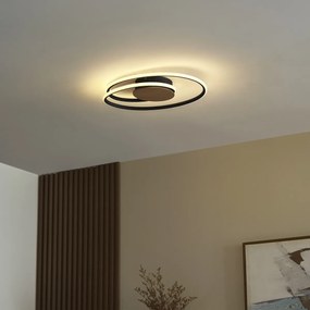 Plafon de design em madeira com LED regulável em 3 níveis - Rowan