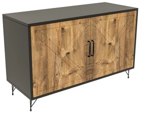 Console Jupiter – Anthracite Oak – 100 cm x 77 cm x 40 cm