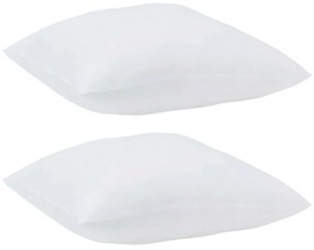 Travesseiros 2 pcs Branco 50 x 50 cm 85gsm 100% poliéster