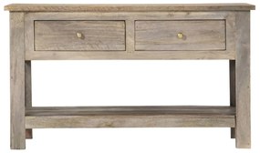 Mesa de centro 82x52x47 cm madeira de mangueira maciça