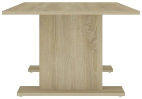 Mesa de centro 103,5x60x40 cm contraplacado carvalho sonoma