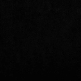 Sofá infantil 90x53x30 cm veludo preto