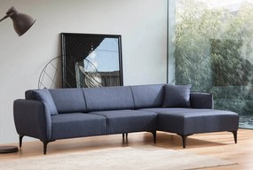 Sofá de Canto Belissimo – Azul – 270 x 140 cm