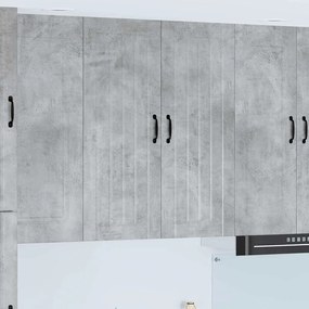 vidaXL Armário de Cozinha Cinzento 80 x 31 x 100 cm Madeira processada