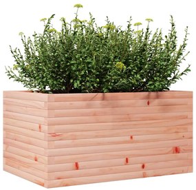 Vaso/floreira de jardim 90x60x45,5 cm madeira de douglas maciça