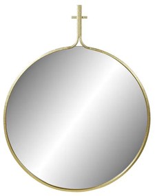 Espelho de Parede Dkd Home Decor Espelho Dourado Metal (72 X 2 X 91,5 cm)