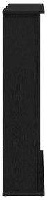 Cornija lareira 75x20x87,5 cm deriv. madeira carvalho preto
