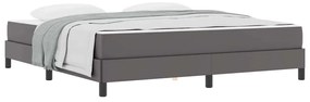 Cama Outros Cinzeto 180 x 200 cm Couro sintético