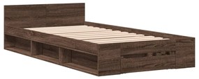 Estrutura de cama c/ gaveta 90x190 cm derivados de madeira