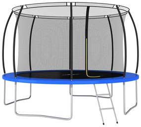 Conjunto de trampolim redondo 366x80 cm 150 kg