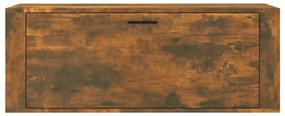 Sapateira de parede 100x35x38 cm deriv. madeira carvalho fumado