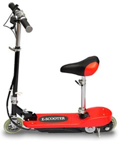 Trotinete/scooter elétrica com assento 120 W vermelho