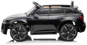 Carro elétrico para crianças Audi RS6, assento de couro, portas de abertura, motor 2x 25 W, bateria de 12 V, controle remoto de 2,4 Ghz, rodas EVA mac