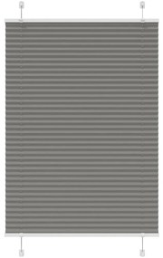 vidaXL Antracite Plissada Cega 95x150 cm Largura Tecido 94,4 cm