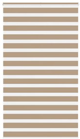 vidaXL Cortina de zebra 120x200 cm largura do tecido 115,9cm poliéster