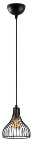Candeeiro Suspenso Telyildo – Preto Antigo – 20 x 20 x 117 cm