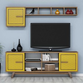 Unidade de TV Ayla – Nogueira Amarela – 160x56,2x35 cm
