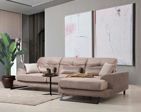 Sofá de Canto Frido – Bege – 308 x 190 cm