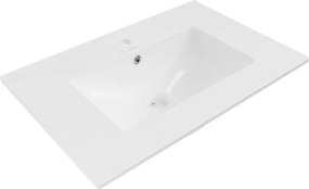 Mexen Atena lavatório embutido no balcão 71 x 46 cm, branco - 25017000