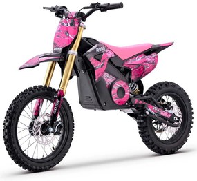 Mini moto elétrica para crianças 1800W Roan 903 batería litio 48V 13Ah Rosa