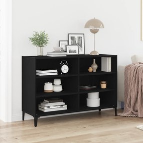 Sideboard vidaXL Carvalho Preto 103,5x35x70 cm de madeira de engenharia