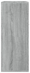 Aparador 60x30x75 cm derivados de madeira cinzento sonoma