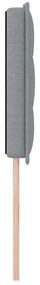 Cabeceira vidaXL Design Linhas Cinza Claro 140 cm Tecido