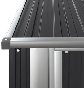 Abrigo de jardim 180,5x97x209,5 cm aço galvanizado antracite
