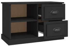 Móvel de TV 73x35,5x47,5 cm derivados de madeira preto