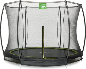 Trampolim de solo Silhouette ø305 cm com rede de segurança - preto