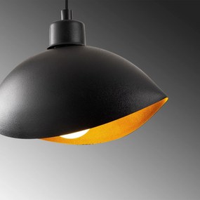 Candeeiro Suspenso Sivani – Preto – 28 x 15 cm